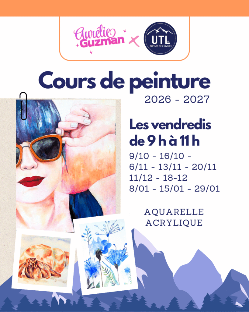 2026-2027 cours de peinture UTL